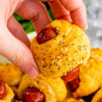 Mini saucisses en croûte maison pour apéritif facile