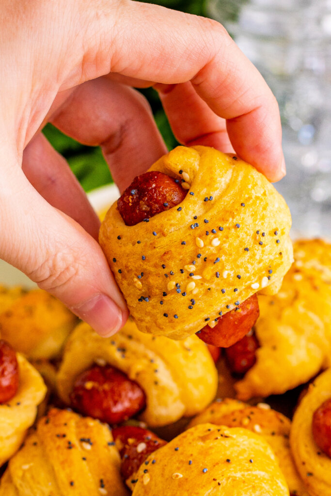 Mini saucisses en croûte maison pour apéritif facile