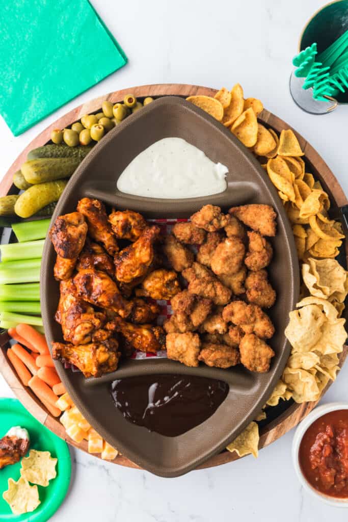 aperçu de snacks pour le jour du match