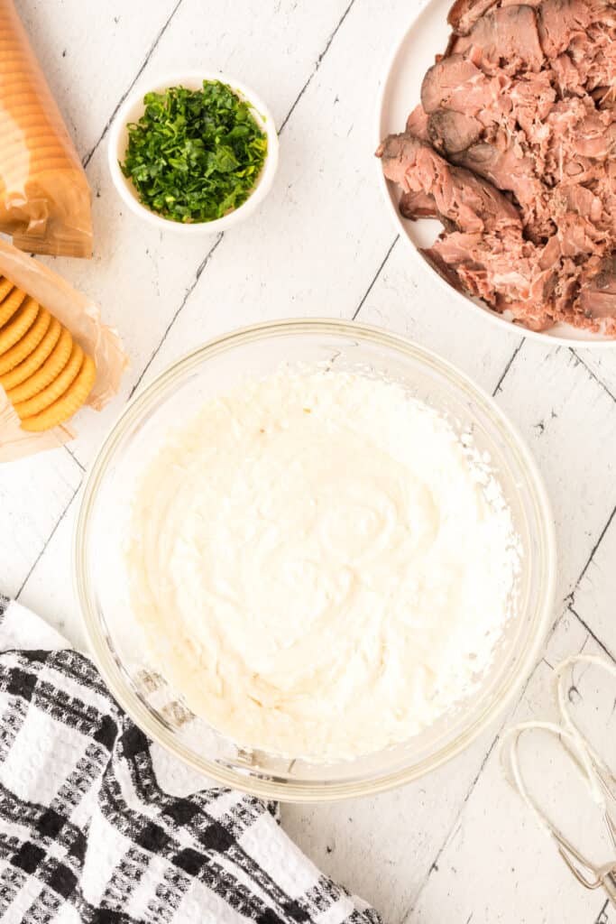 mélange de fromage à la crème combiné