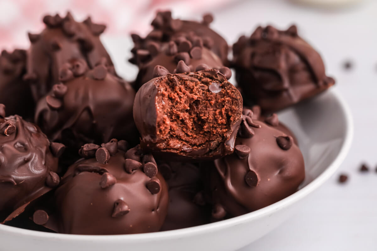 Bouchées Brownies Sans Cuisson