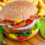 Burger de cerf maison