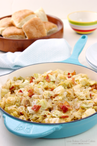 Chou vert frit au bacon façon sudiste