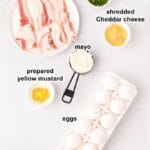 Oeufs Durs Diables au Bacon et Cheddar