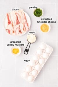 Oeufs Durs Diables au Bacon et Cheddar