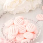 Pastilles à la menthe et au fromage frais