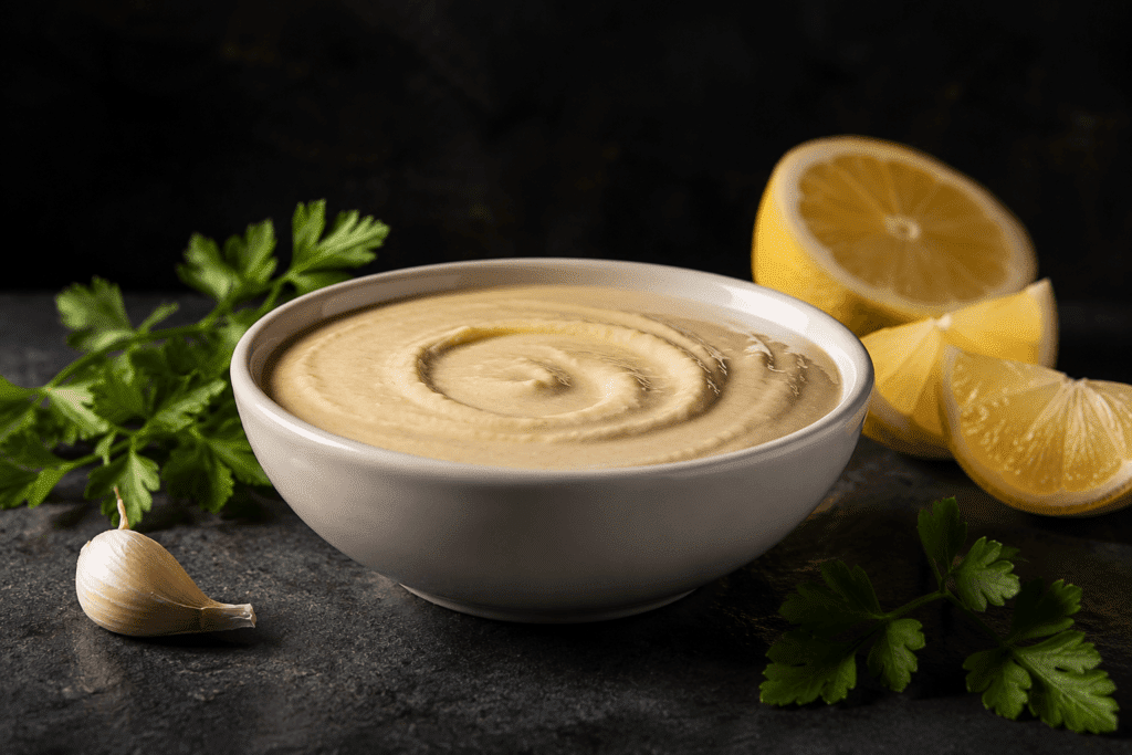 Sauce tahini citron maison pour buddha bowl — crémeuse et légère